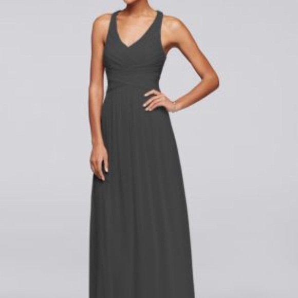 David's Bridal Dresses & Skirts - David’s Bridal Mesh long Bridesmaids Dress David's Bridal Dresses & Skirts - David’s Bridal Mesh long Bridesmaids Dress